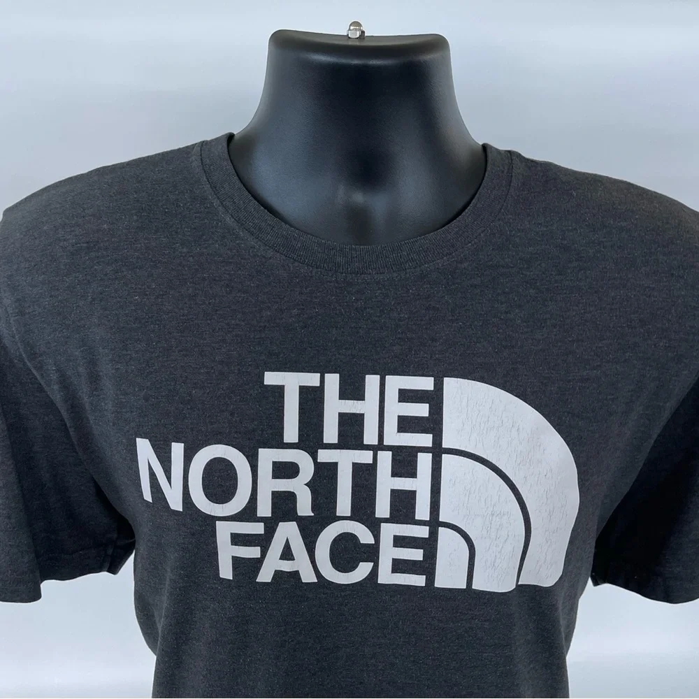 The North Face Half Dome Crew Neck Tee T-Shirt‎ Heather Charcoal Grey Men’s XL